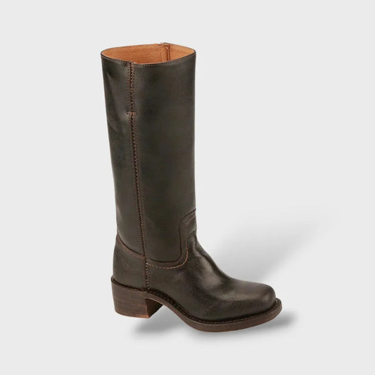 Botas de Mujer Elegantes Clásicas con Punta Redondeada