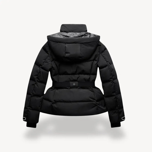 Chaqueta de Invierno de Mujer Acolchada Elegante con Cremallera