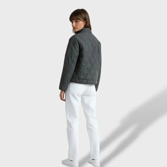 Chaqueta de Invierno para Mujer Acolchada Oversize con Cremallera