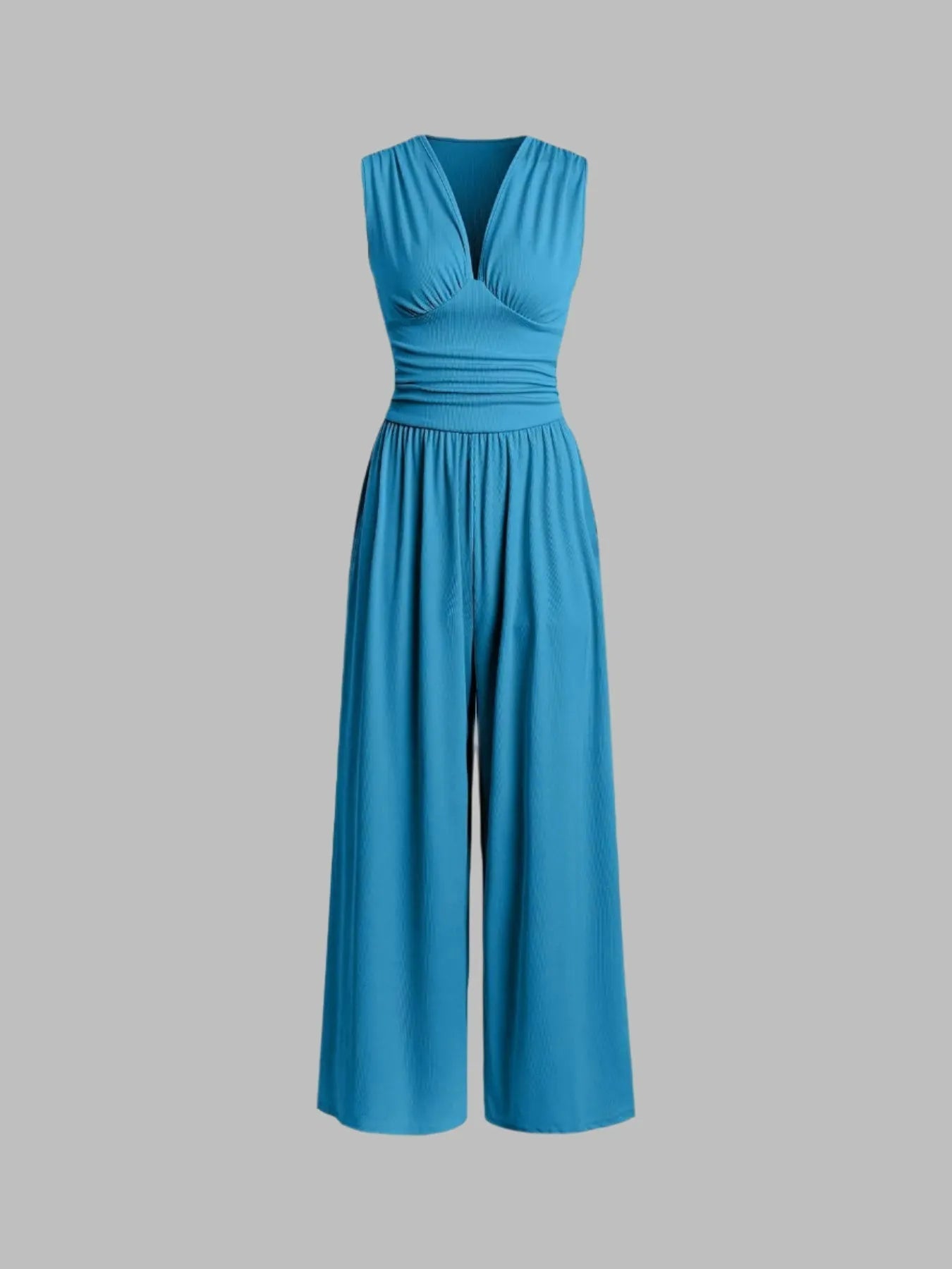Mono de Mujer de Invitada de Boda Elegante con Escote en V