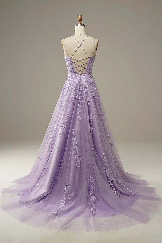Vestido de Invitada de Boda Largo Elegante con Tirantes