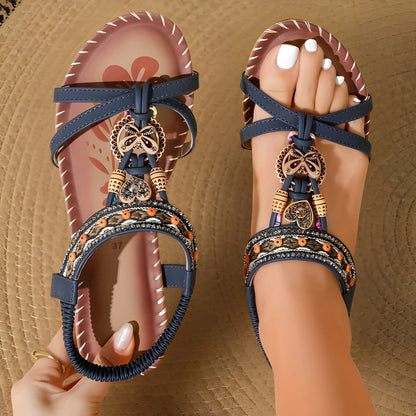 Sandalias de Mujer Casuales Elegantes con Tiras