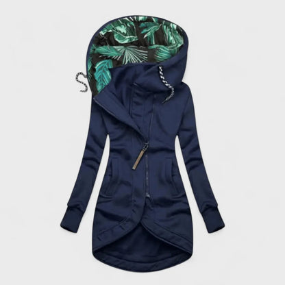 Abrigo de Mujer Acolchado de Invierno con Capucha