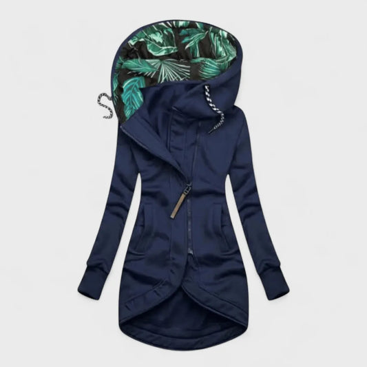 Abrigo de Mujer Acolchado de Invierno con Capucha