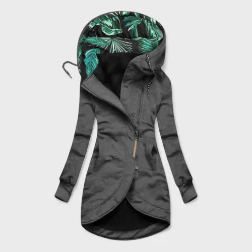 Abrigo de Mujer Acolchado de Invierno con Capucha