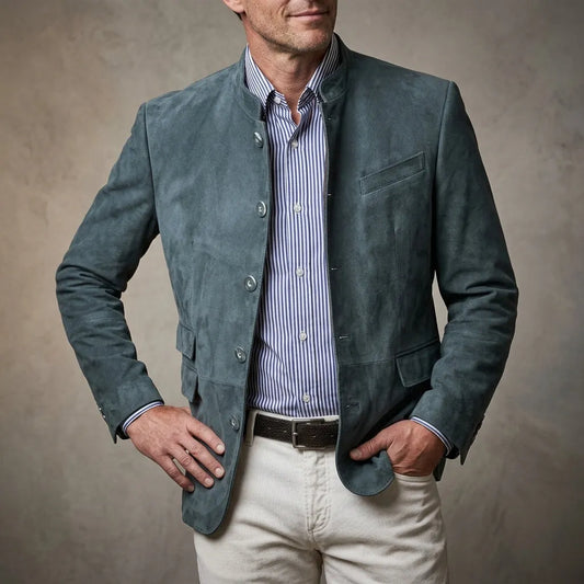 Americana de Hombre Elegante Casual con Botones