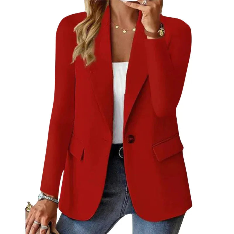 Blazer de Mujer Elegante Ligera con Botones