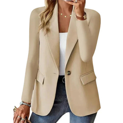 Blazer de Mujer Elegante Ligera con Botones
