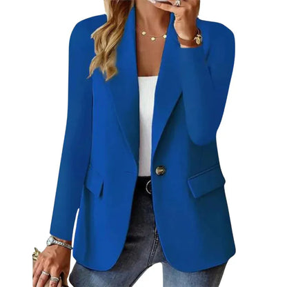 Blazer de Mujer Elegante Ligera con Botones