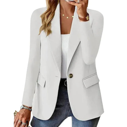 Blazer de Mujer Elegante Ligera con Botones