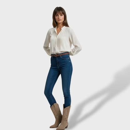 Botas de Mujer Vaqueras Elegantes con Punta Afilada