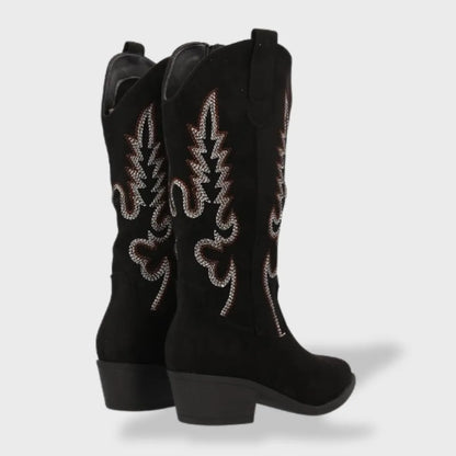 Botas de Mujer Vaqueras Elegantes con Punta Afilada