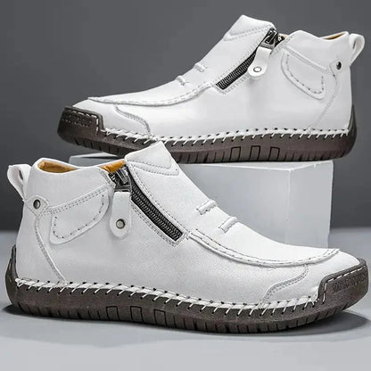 Botas de Hombre Casual Cómodas con Cremallera Lateral