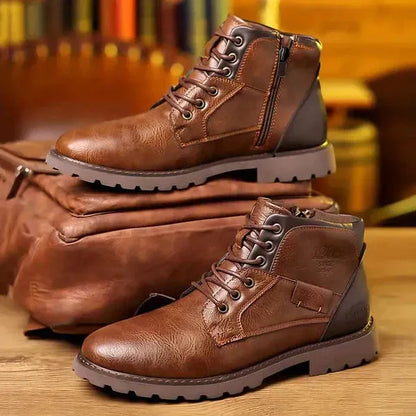 Botas de Hombre Casual Modernas con Cordones