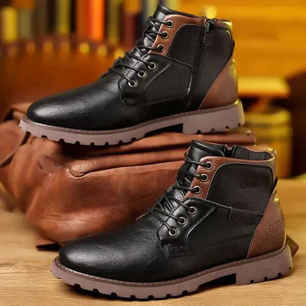 Botas de Hombre Casual Modernas con Cordones