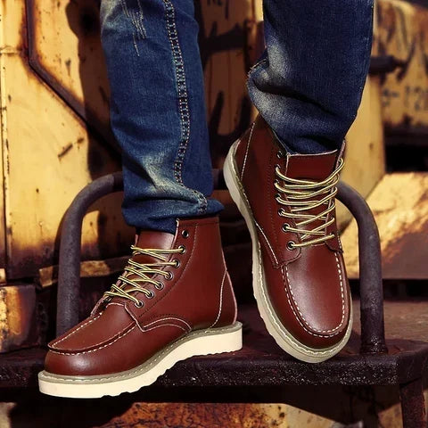 Botas de Hombre Casual Resistentes con Cordones