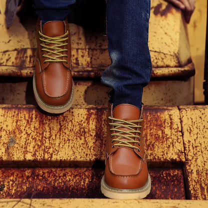 Botas de Hombre Casual Resistentes con Cordones