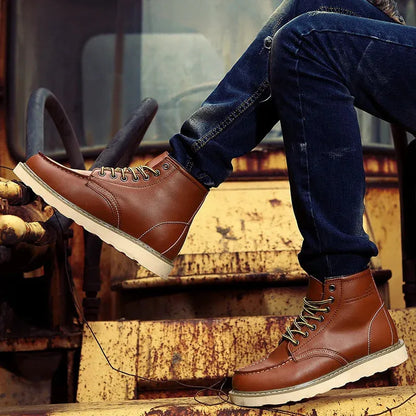 Botas de Hombre Casual Resistentes con Cordones