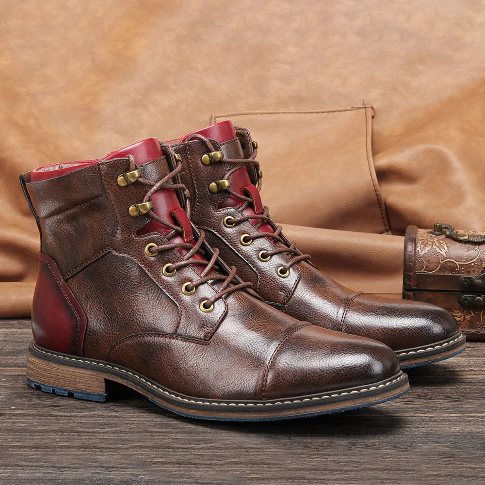 Botas de Hombre Clásicas Casual con Cordones