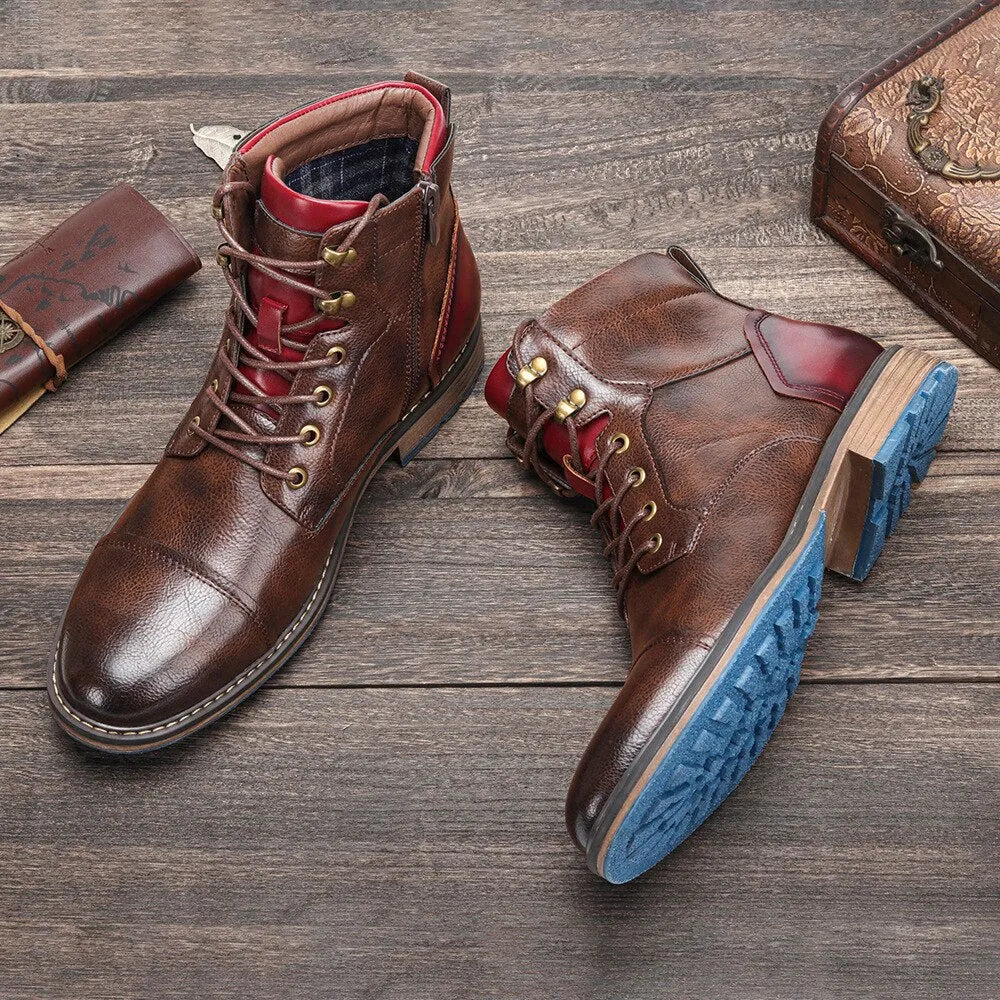 Botas de Hombre Clásicas Casual con Cordones