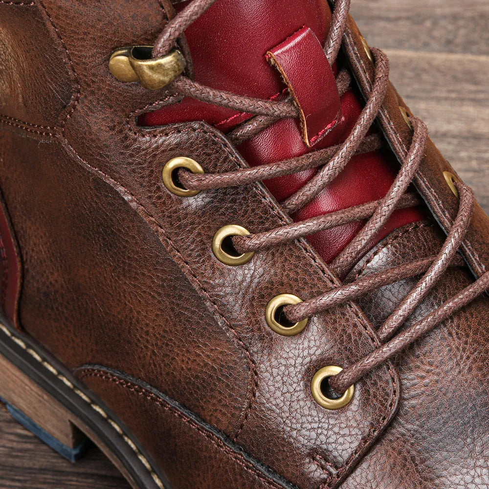 Botas de Hombre Clásicas Casual con Cordones