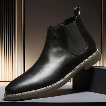 Botas de Hombre Elegantes Cómodas con Paneles Elásticos