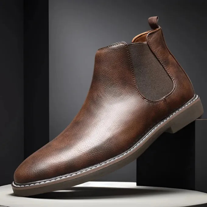 Botas de Hombre Elegantes Cómodas con Paneles Elásticos