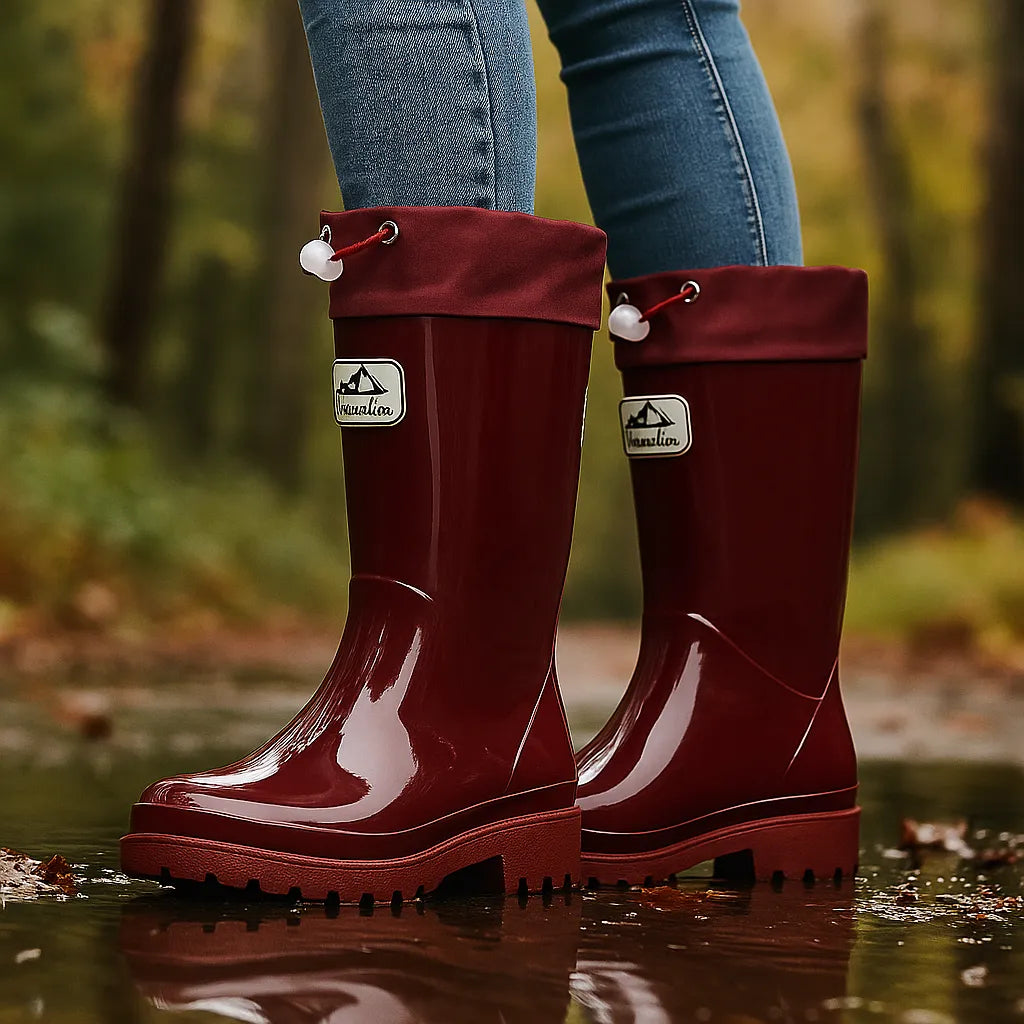 Botas de Mujer Cómodas Impermeables con Suela Antideslizante