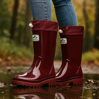 Botas de Mujer Cómodas Impermeables con Suela Antideslizante