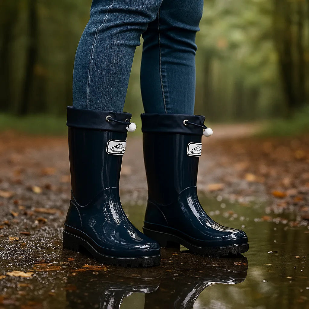 Botas de Mujer Cómodas Impermeables con Suela Antideslizante