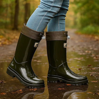 Botas de Mujer Cómodas Impermeables con Suela Antideslizante