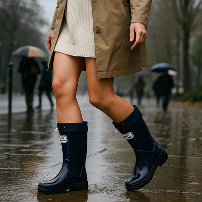 Botas de Mujer Cómodas Impermeables con Suela Antideslizante