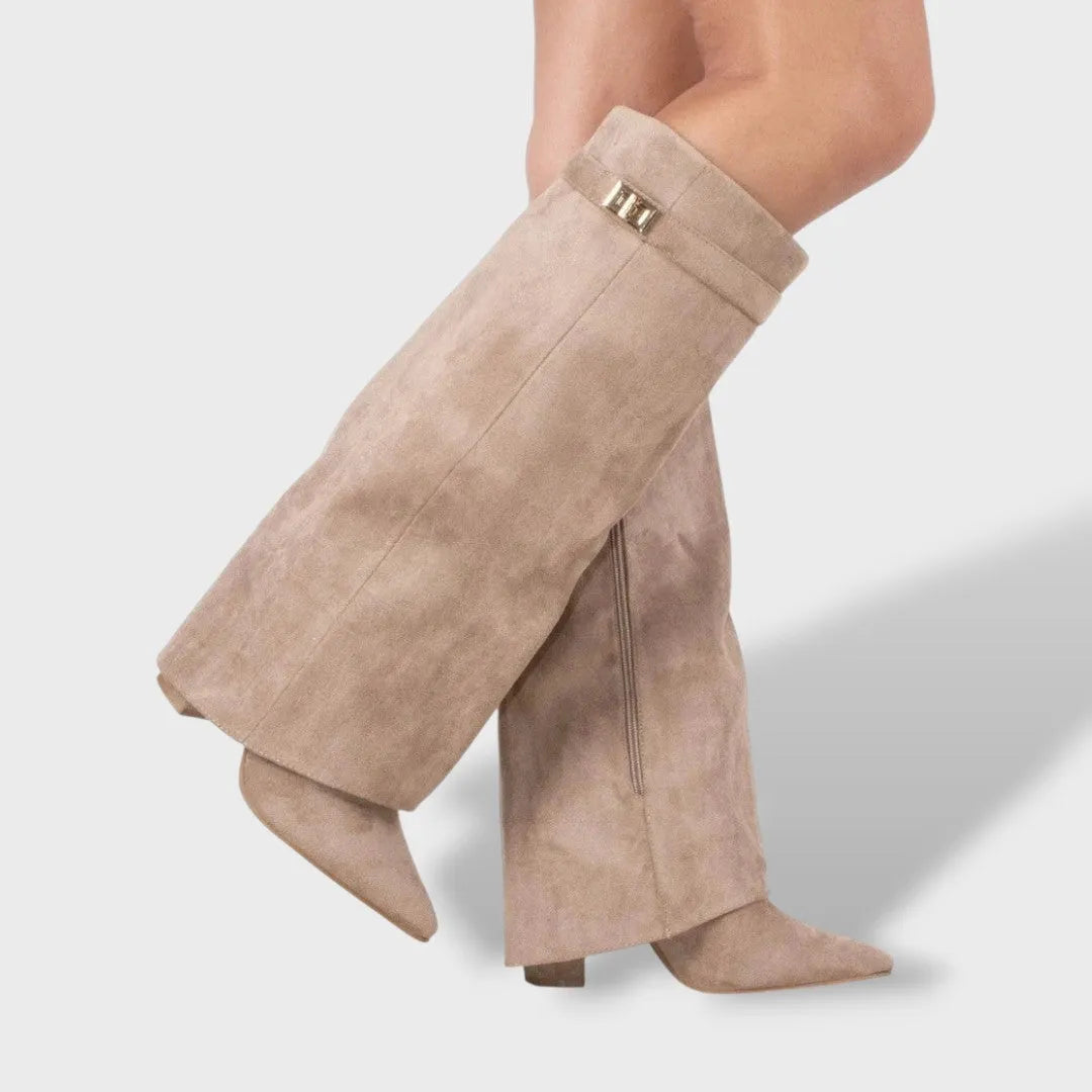 Botas de Mujer Clásicas Elegantes con Tacón
