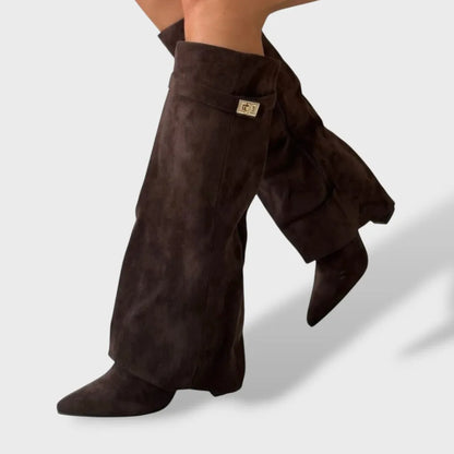 Botas de Mujer Clásicas Elegantes con Tacón