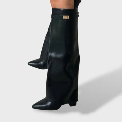 Botas de Mujer Clásicas Elegantes con Tacón