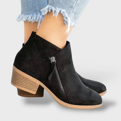 Botas de Mujer Cómodas Casual con Cremallera Lateral