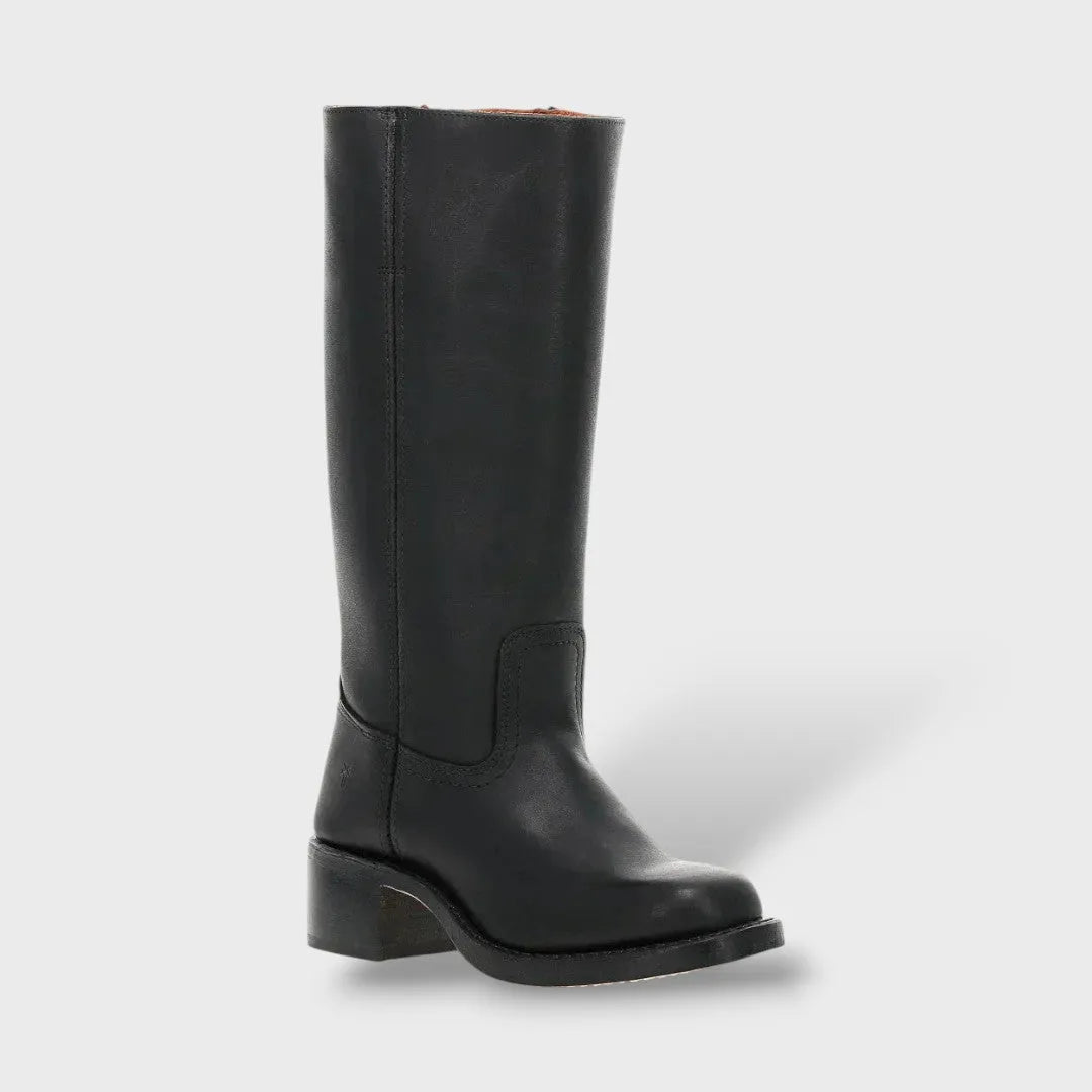 Botas de Mujer Elegantes Clásicas con Punta Redondeada