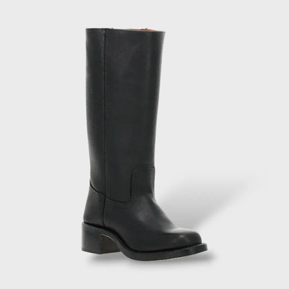 Botas de Mujer Elegantes Clásicas con Punta Redondeada