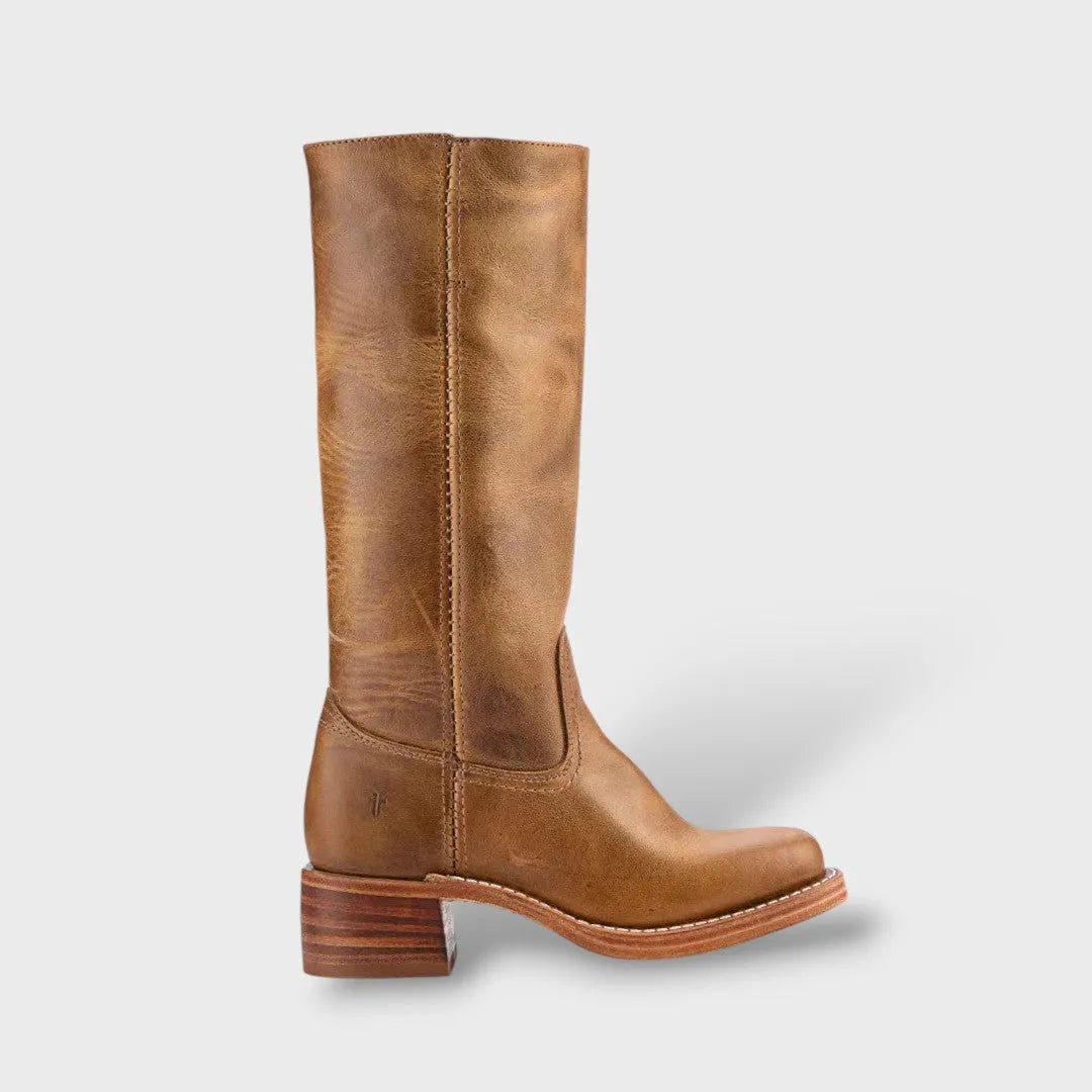 Botas de Mujer Elegantes Clásicas con Punta Redondeada
