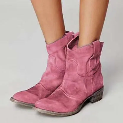 Botas de Mujer Elegantes Cómodas con Tacón Bajo