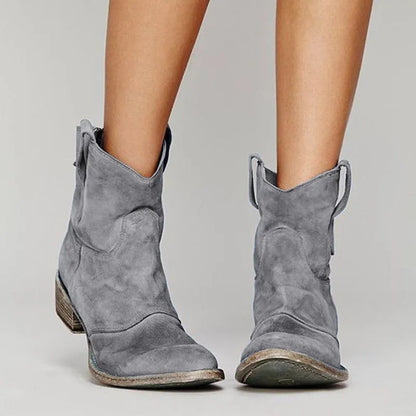 Botas de Mujer Elegantes Cómodas con Tacón Bajo