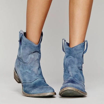 Botas de Mujer Elegantes Cómodas con Tacón Bajo