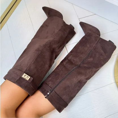 Botas de Mujer Elegantes Cómodas con Tacón
