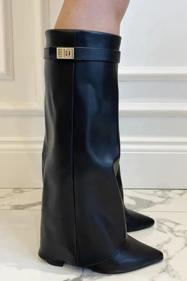 Botas de Mujer Elegantes Cómodas con Tacón