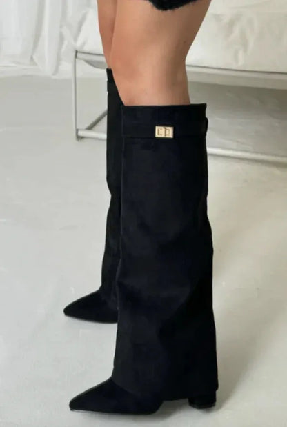 Botas de Mujer Elegantes Cómodas con Tacón
