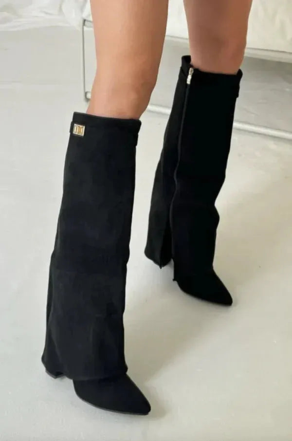 Botas de Mujer Elegantes Cómodas con Tacón