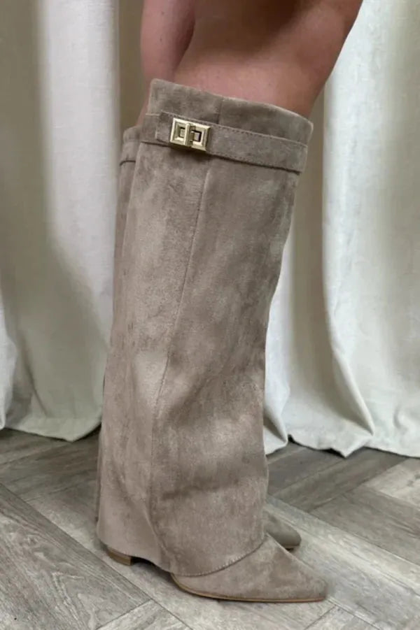 Botas de Mujer Elegantes Cómodas con Tacón