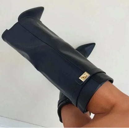 Botas de Mujer Elegantes Cómodas con Tacón