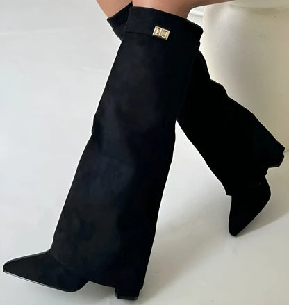 Botas de Mujer Elegantes Cómodas con Tacón