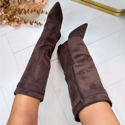 Botas de Mujer Elegantes Cómodas con Tacón
